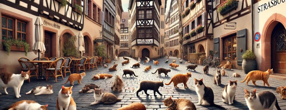 Surpopulation de chats dans les rues de Strasbourg